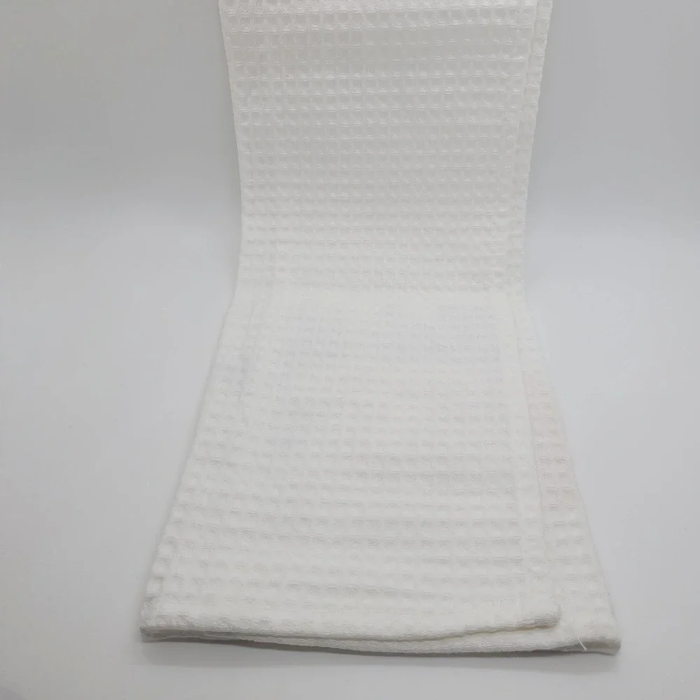 Villa Rosa‎ Let it Bee Embroidered White Waffle Weave Kitchen Hand Towel NWT